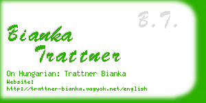 bianka trattner business card